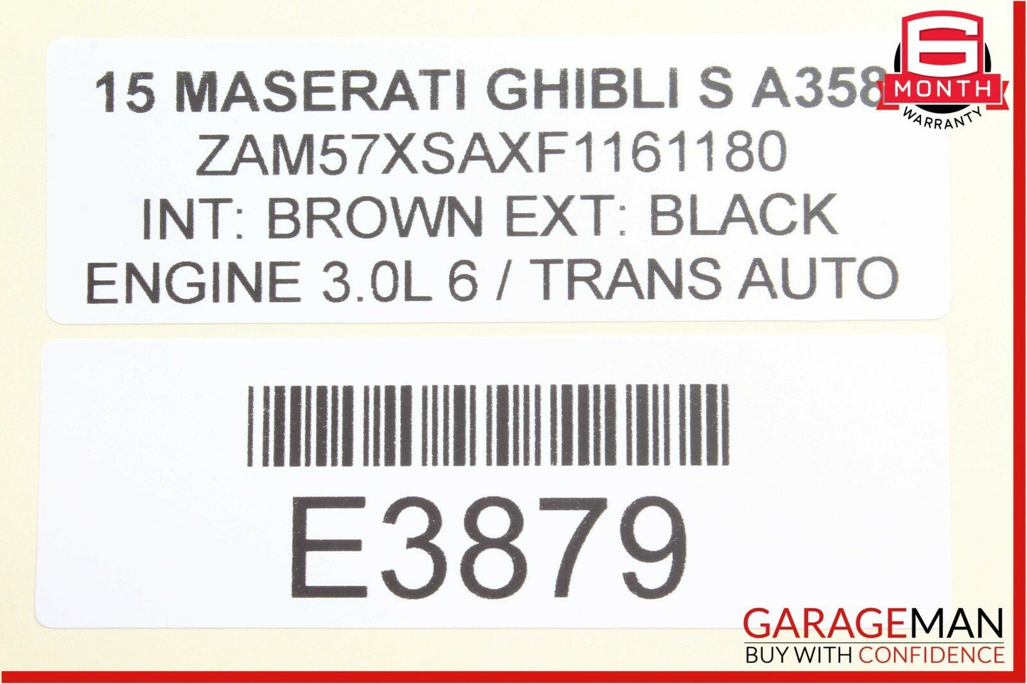 14-17 Maserati Ghibli Rear Left Driver Trunk Hinge Support Bracket Frame OEM