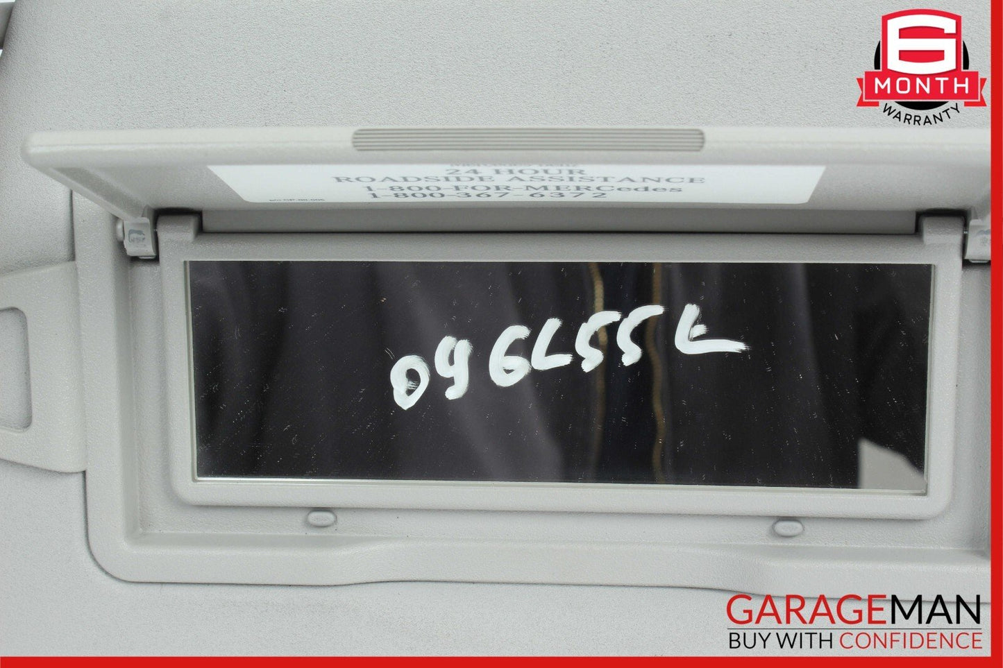 06-12 Mercedes X164 GL55 4MATIC Front Left Side Sun Visor Sunvisor Shade OEM