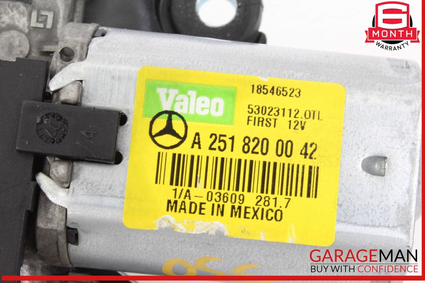 06-19 Mercedes X164 GL550 GL450 Rear Glass Windshield Wiper Motor 2518200042 OEM