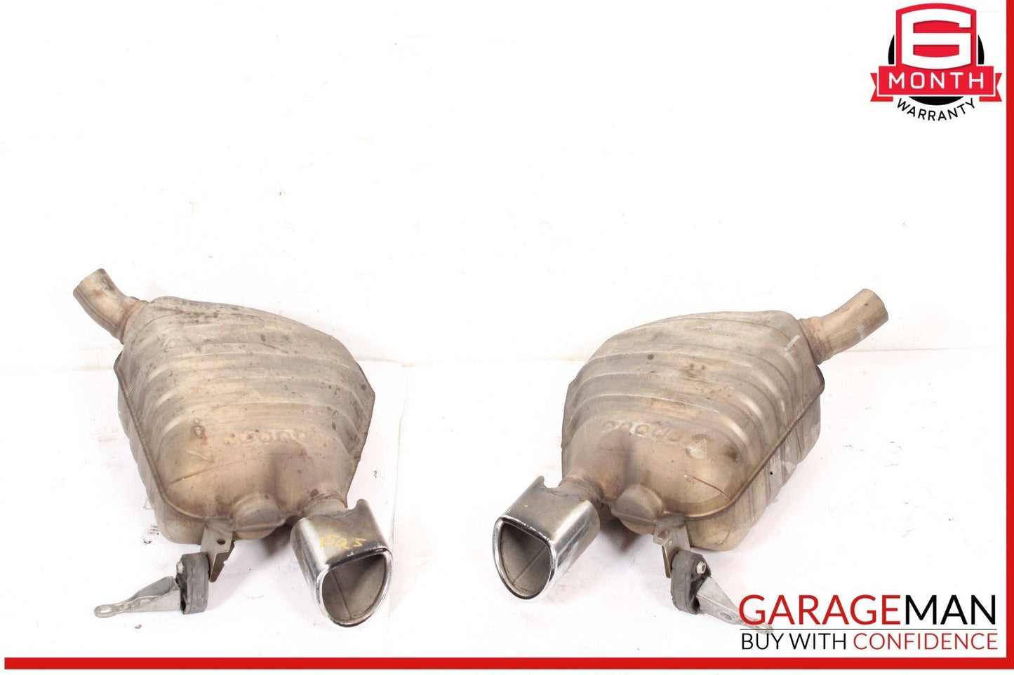 13-17 Audi Q5 Right & Left Side Exhaust Muffler Tail Pipe Set of 2 Pc OEM
