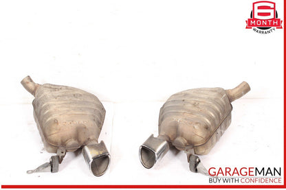 13-17 Audi Q5 Right & Left Side Exhaust Muffler Tail Pipe Set of 2 Pc OEM