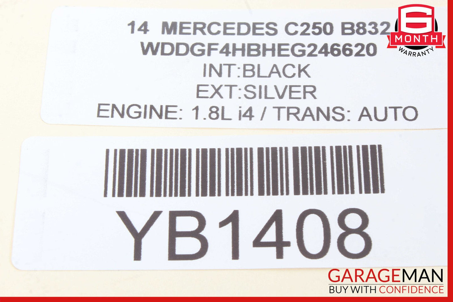 08-17 Mercedes W204 C250 C350 C300 Rear Left / Right Axle CV Half Shaft OEM