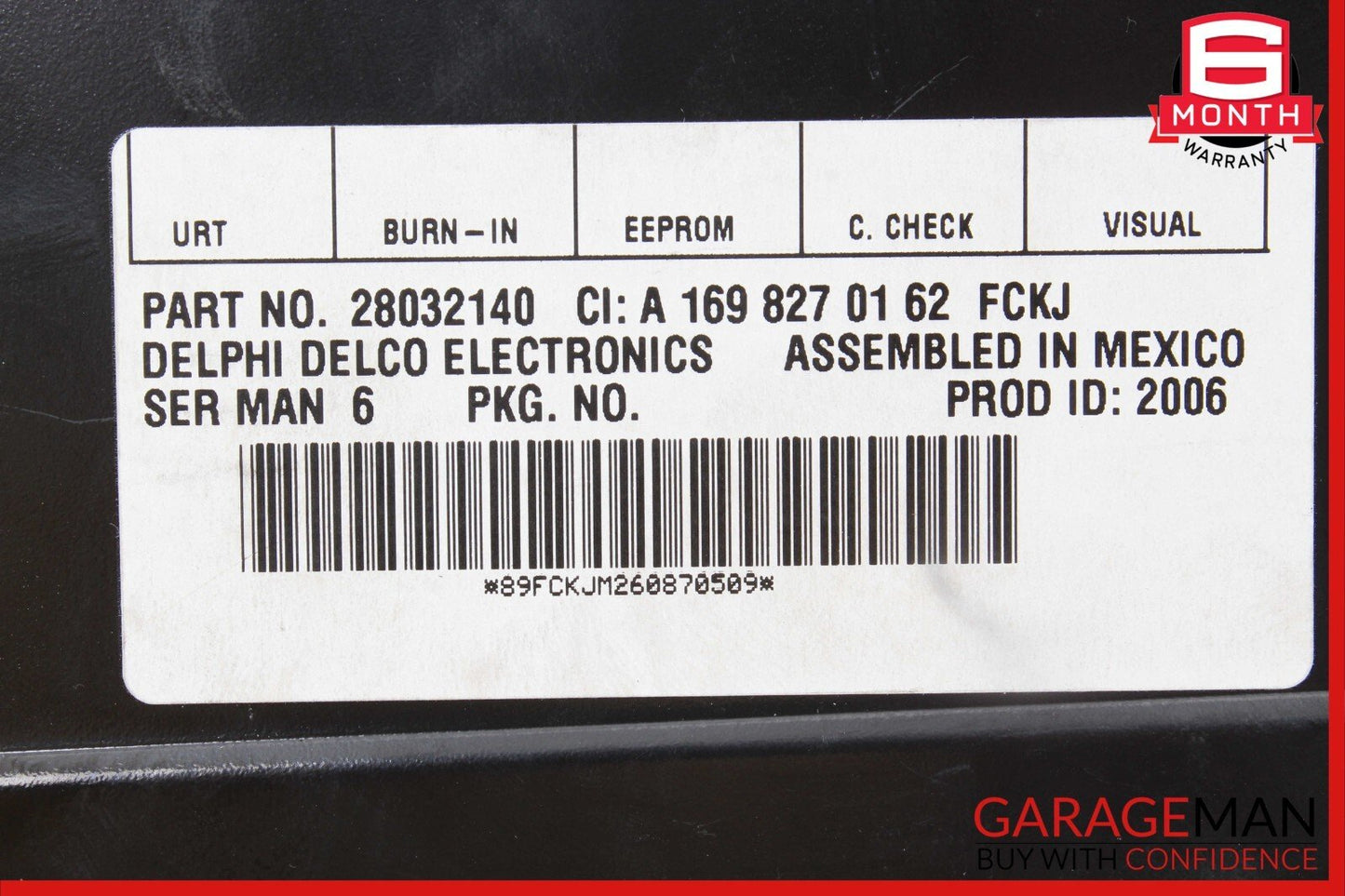 03-09 Mercedes W219 CLS500 GL450 Sirius Satellite Radio Receiver 1698270162 OEM