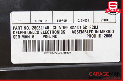 03-09 Mercedes W219 CLS500 GL450 Sirius Satellite Radio Receiver 1698270162 OEM