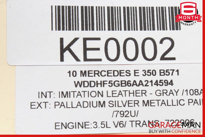 08-20 Mercedes W212 E350 C300 C250 Headlight Fog Light Switch Control Module
