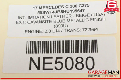 15-20 Mercedes W205 C300 Front Center Dash Dashboard AC A/C Air Vent Grille OEM