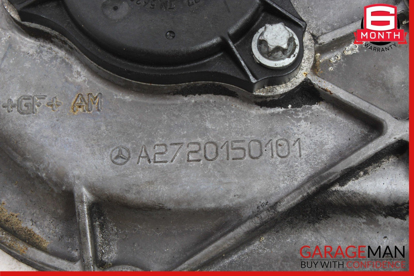 06-13 Mercedes W164 ML350 S550 Front Right Engine Timing Chain Cover Plate OEM