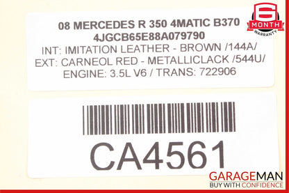 06-13 Mercedes W251 R320 Front Right Side Driveshaft Axle CV Drive Shaft