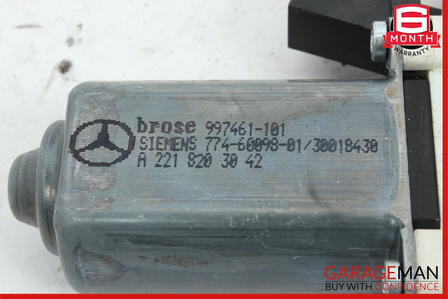 07-13 Mercedes W221 S550 S600 S63 AMG Rear Right Window Regulator Motor OEM