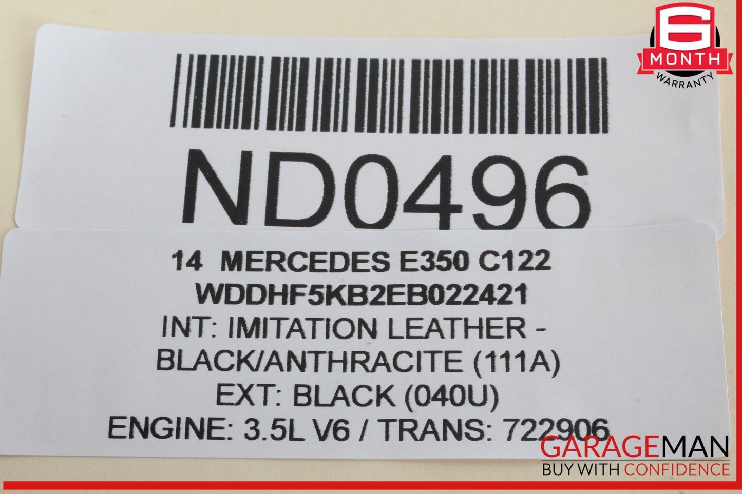08-16 Mercedes W212 E350 GLK350 Rear Left Side Door Window Regulator Motor OEM
