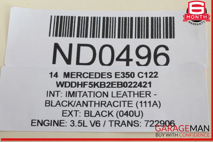 08-16 Mercedes W212 E350 GLK350 Rear Left Side Door Window Regulator Motor OEM