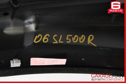 03-08 Mercedes R230 SL500 Rear Right Side Convertible Roof Top Hinge Cover Black