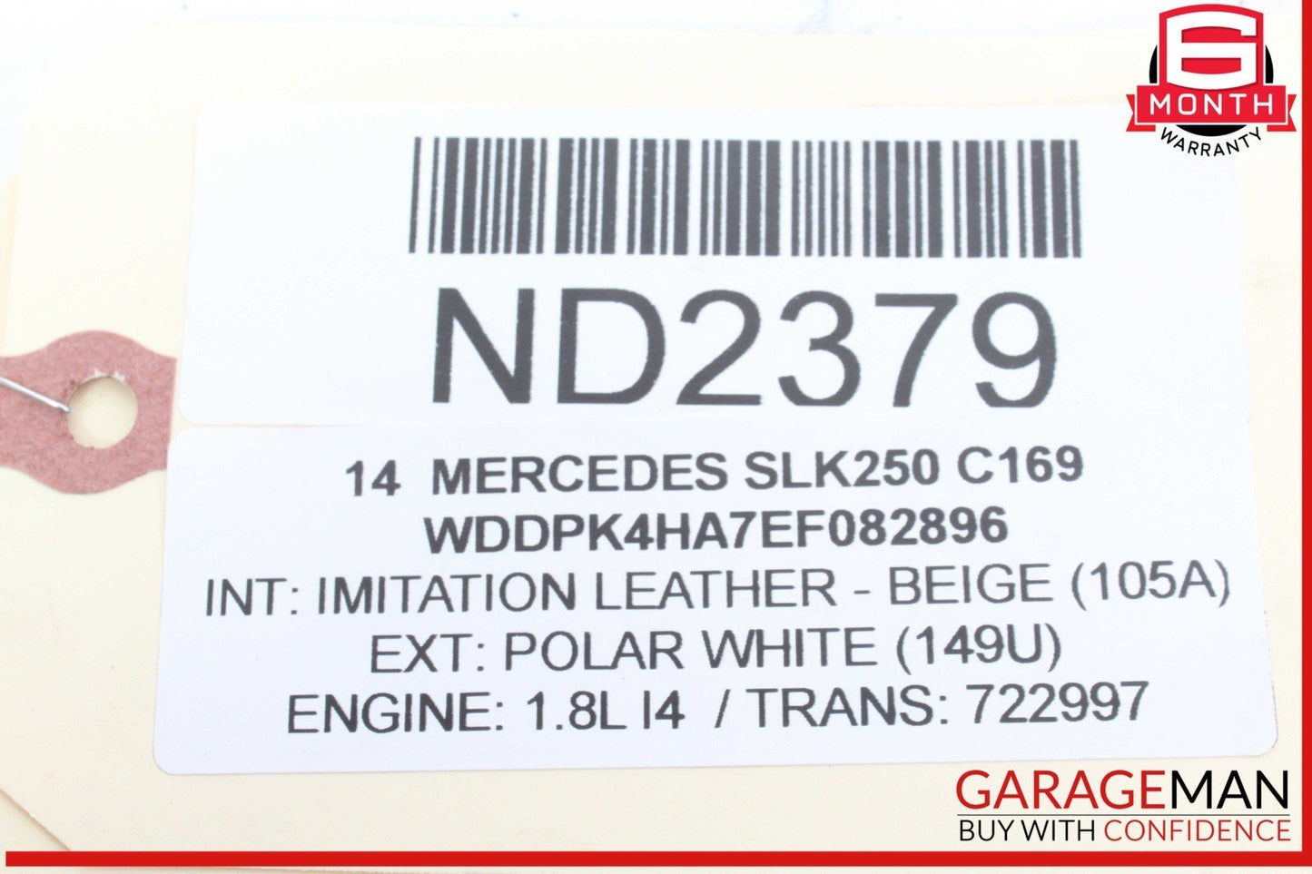 08-17 Mercedes R172 SLK250 C250 C300 Front Left Side Upper Control Arm OEM