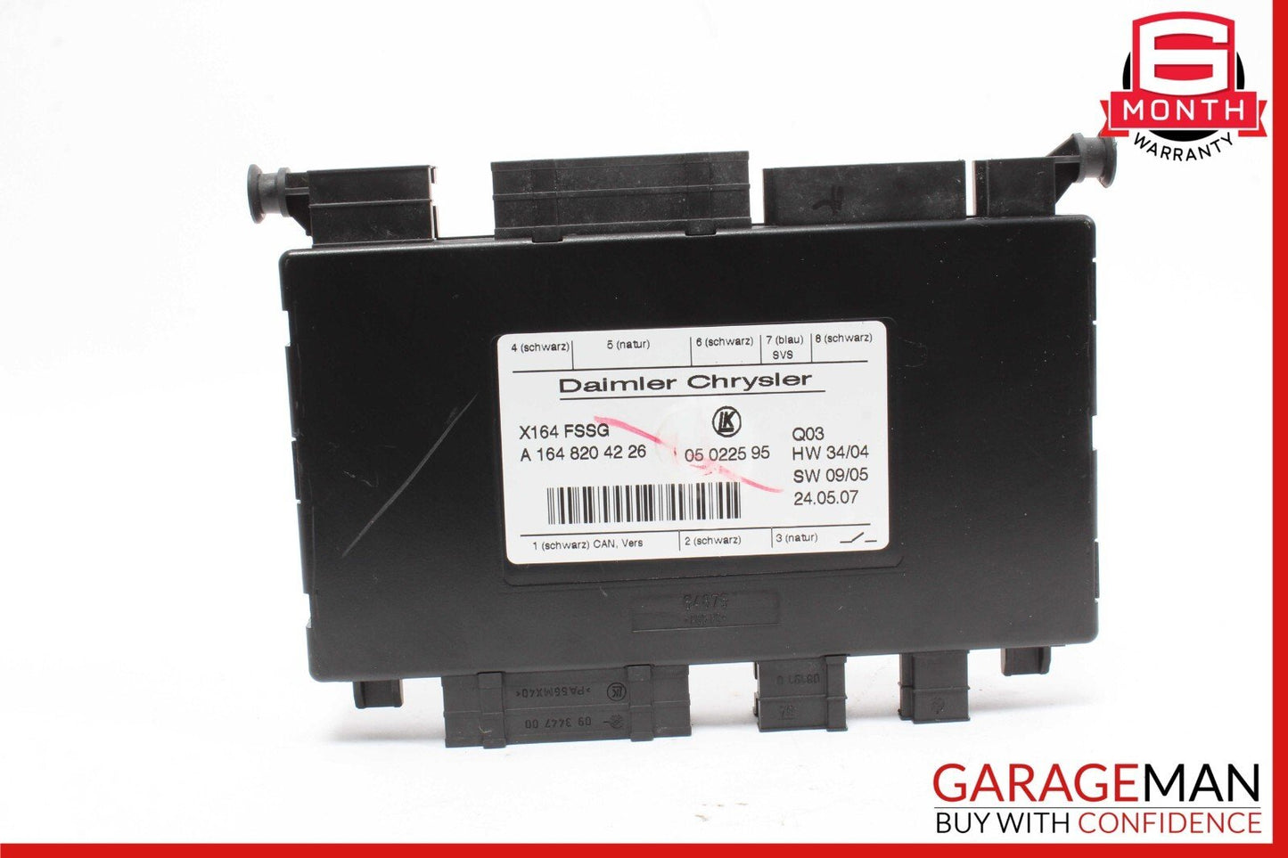 07-12 Mercedes X164 GL450 GL550 3rd Third Seat Row Power Folding Control Module