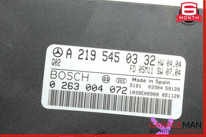 03-11 Mercedes W219 CLS550 Parktronic Control Module PDC 2195450332 OEM