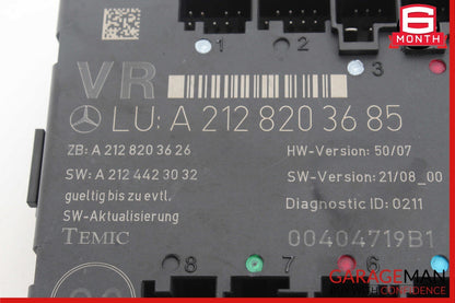 08-18 Mercedes W212 E350 E400 C300 Front Right Side Door Control Module OEM