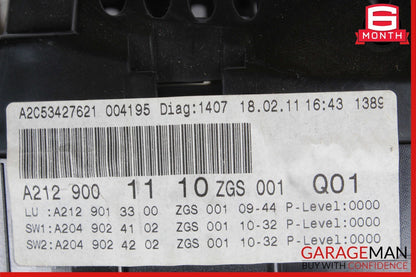 10-16 Mercedes W212 E350 E500 Speedometer Odometer Instrument Cluster Gauge OEM