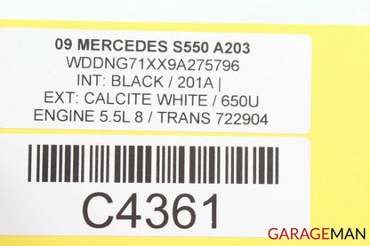 07-09 MERCEDES W221 S550 CENTER DASHBOARD DASH TRIM BEZEL COVER PANEL WOOD OEM