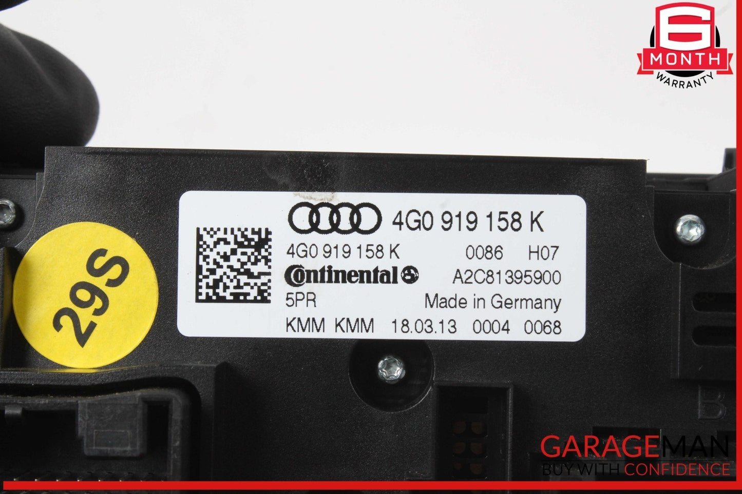 12-18 Audi A6 A7 Rear AC A/C Air Conditioning Heater Climate Control Panel OEM