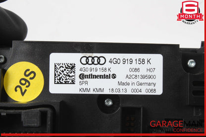 12-18 Audi A6 A7 Rear AC A/C Air Conditioning Heater Climate Control Panel OEM