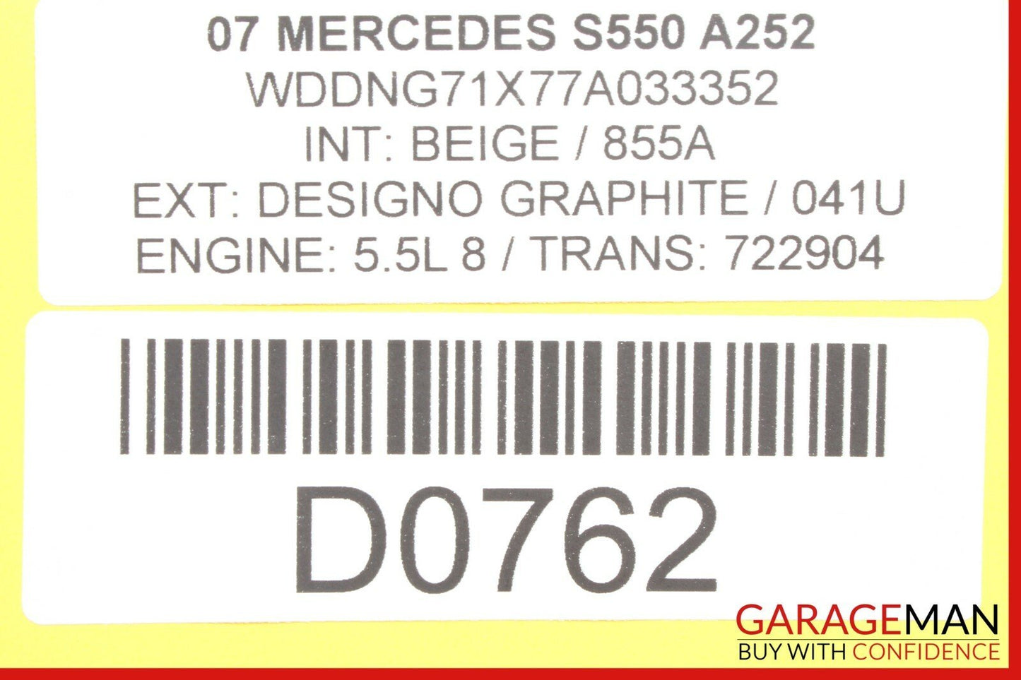 07-13 Mercedes W221 S450 S550 Front Left Driver Side Seat Control Module Unit
