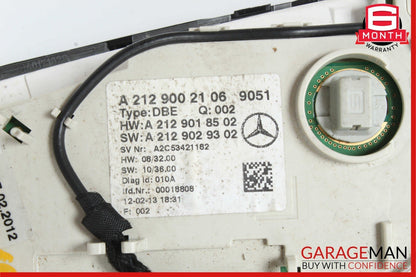 12-18 Mercedes W218 CLS550 CLS400 E350 Front Overhead Dome Light Assembly Black