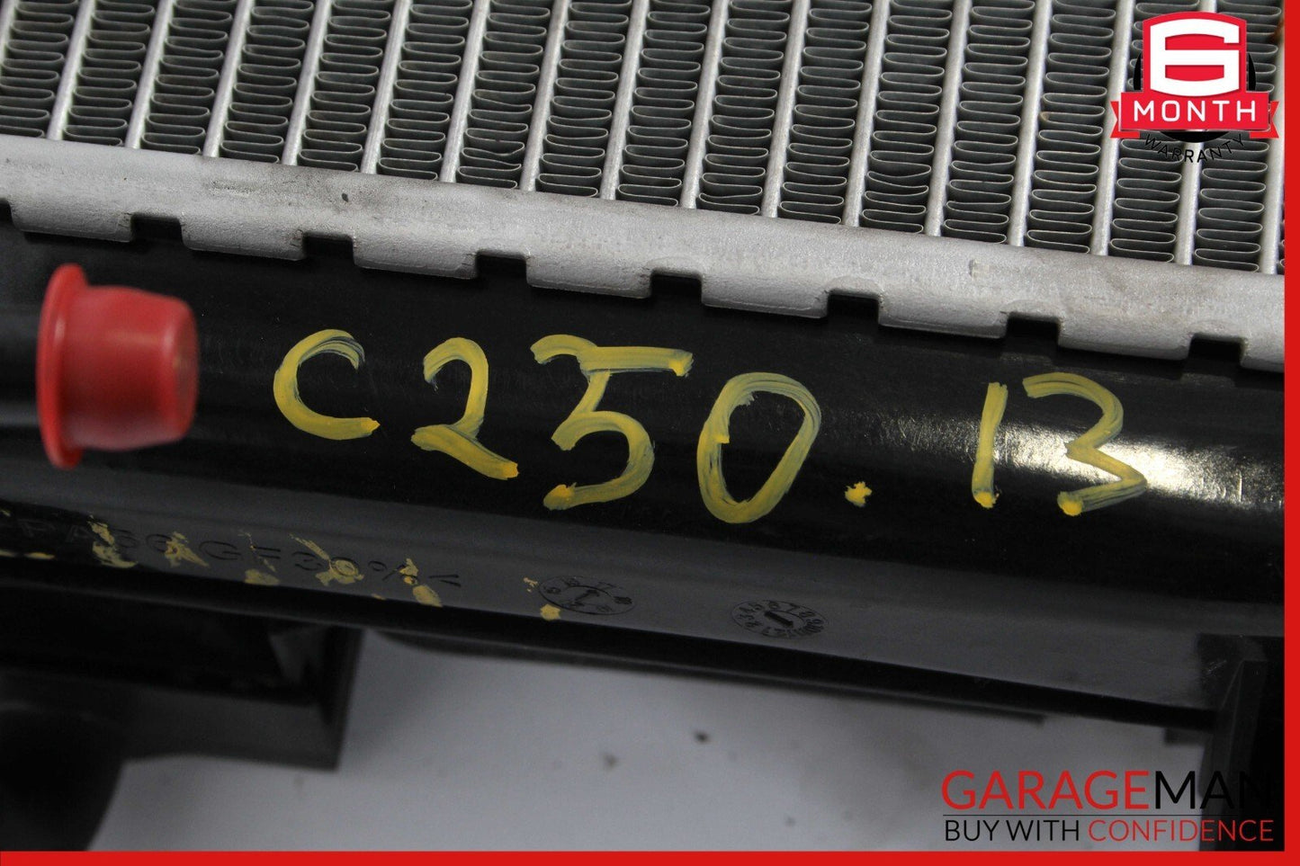 08-15 Mercedes C250 SLK250 Engine Radiator AC A/C Air Condenser Oil Cooler Assy