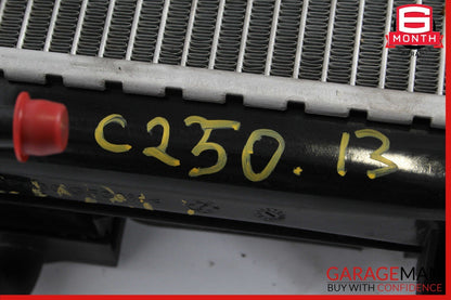 08-15 Mercedes C250 SLK250 Engine Radiator AC A/C Air Condenser Oil Cooler Assy