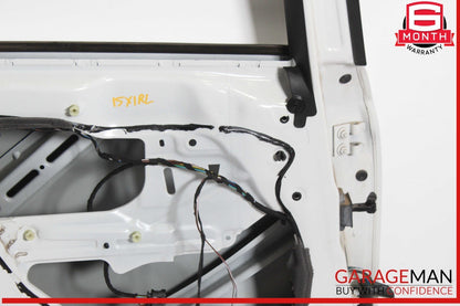 12-15 BMW X1 Rear Left Driver Side Door Shell White OEM