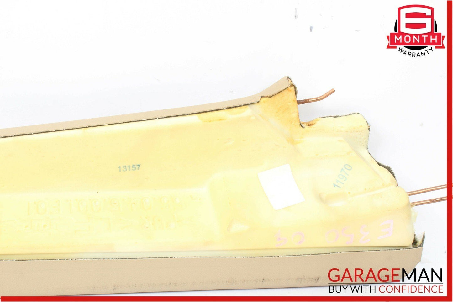 07-09 Mercedes W211 E350 E500 Rear Left Side Seat Bolster Cushion Cover Brown