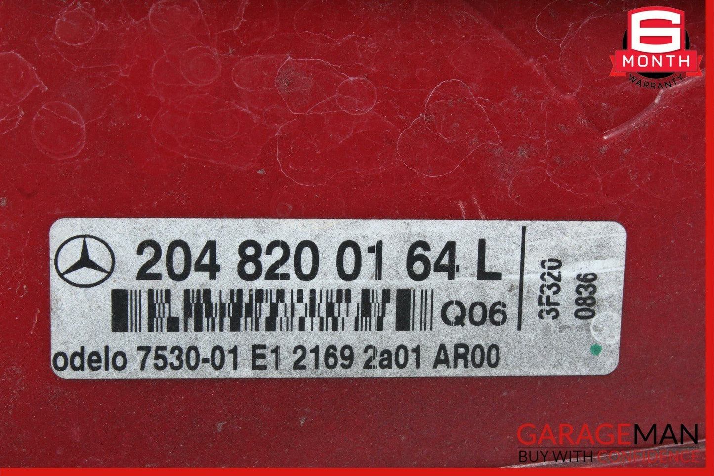 08-11 Mercedes W204 C250 C300 C350 Rear Left Side Taillight Tail Light Lamp