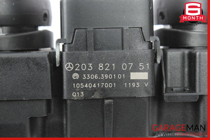 01-05 Mercedes W203 C240 C320 Center ESP Hazard Light Door Control Switch Panel
