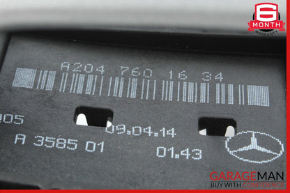 08-14 Mercedes W204 C250 Front Right Side Door Handle w/ Actuator Set Silver