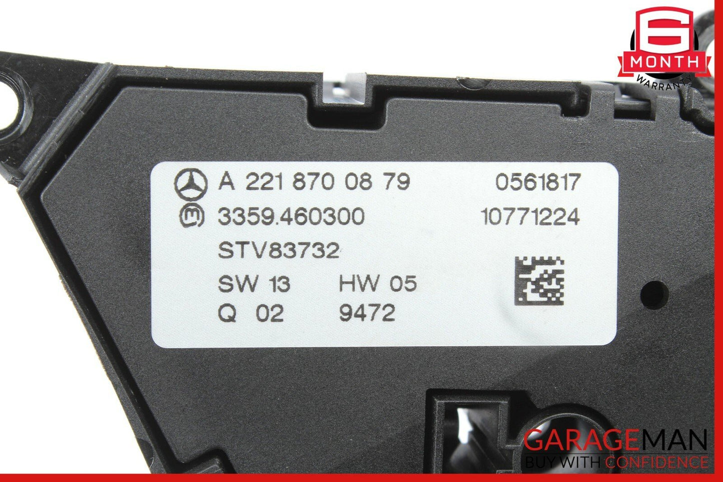 07-13 Mercedes W221 S63 AMG Rear Left Driver Seat Control Memory Switch OEM