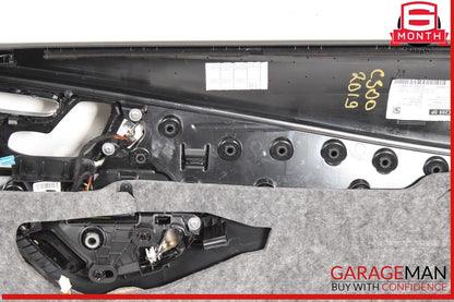 19-21 Mercedes W205 C300 C63 AMG Coupe Front Left Side Interior Door Panel OEM