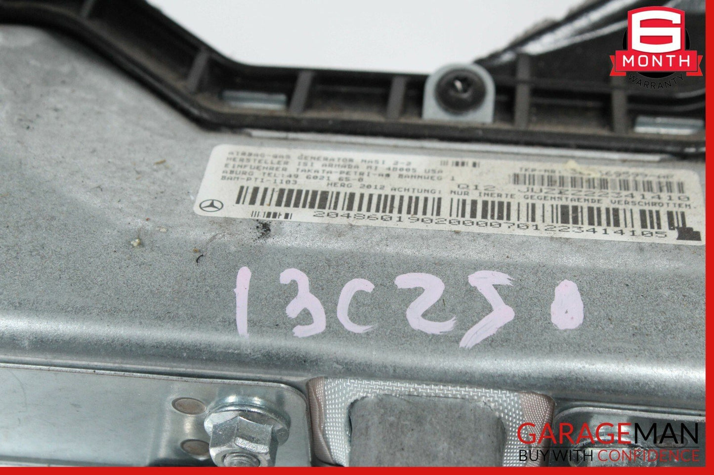12-14 Mercedes W204 C250 C350 Dash Dashboard Instrument Panel Trim Assembly