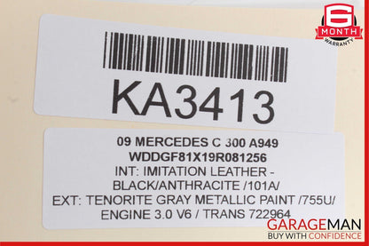 08-18 Mercedes W204 C300 CLS500 Rear Left Side Door Control Module OEM