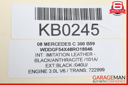 08-18 Mercedes W204 C300 GLK350 C250 Rear Right Side Door Control Module OEM