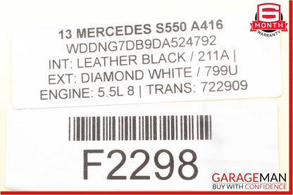07-13 Mercedes W221 S400 Front Left Driver Door Lock Latch Actuator 2217207535