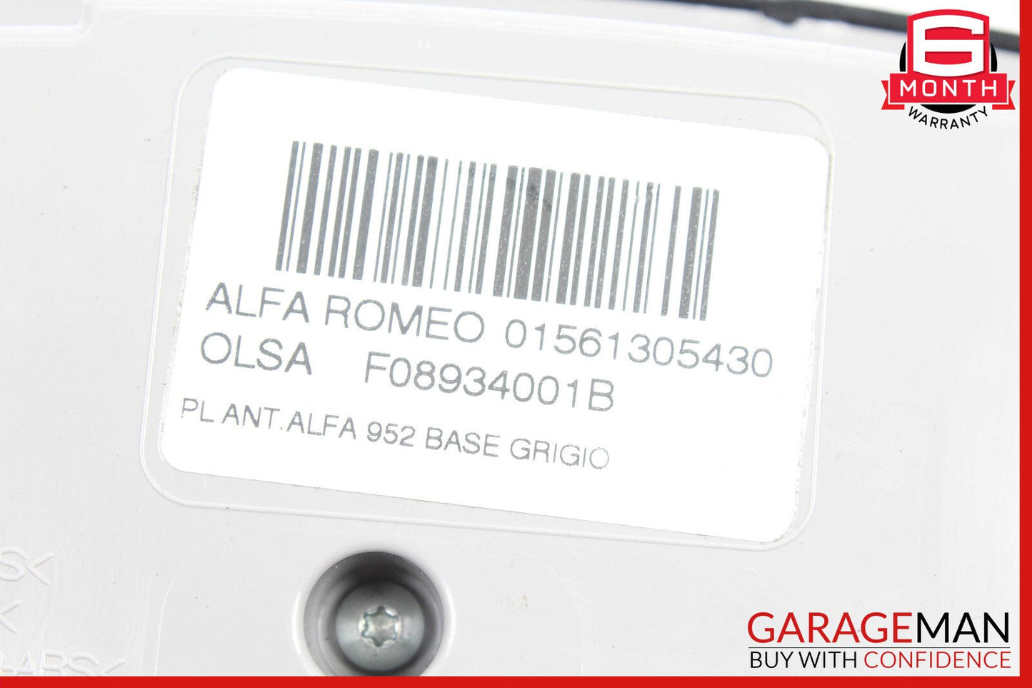 17-22 Alfa Romeo Giulia Overhead Dome Light Lamp Switch OEM