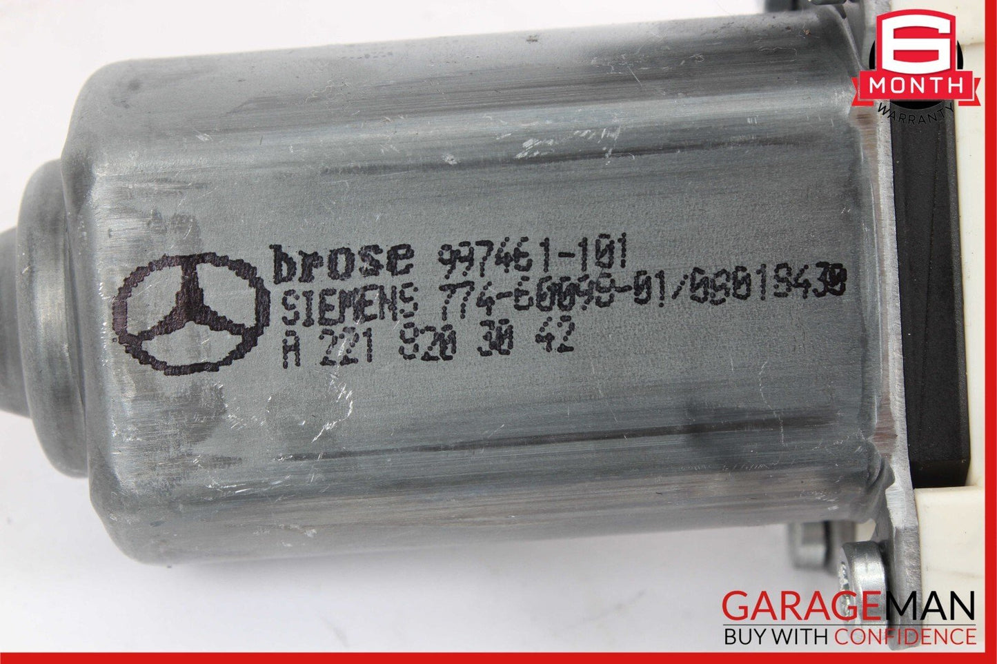 07-13 Mercedes W221 S550 S400 Rear Right Side Door Window Regulator Motor Unit