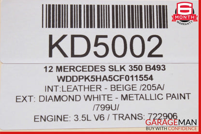 2012 Mercedes R172 SLK250 SLK350 Front Left Driver Side Door Control Module OEM