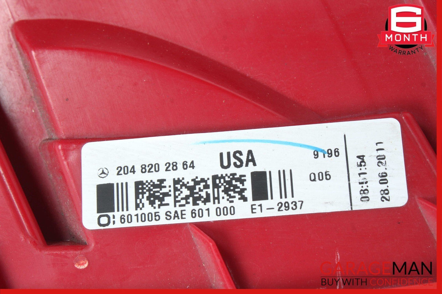 12-14 Mercedes W204 C350 C250 C300 Rear Left Side Taillight Tail Light Lamp