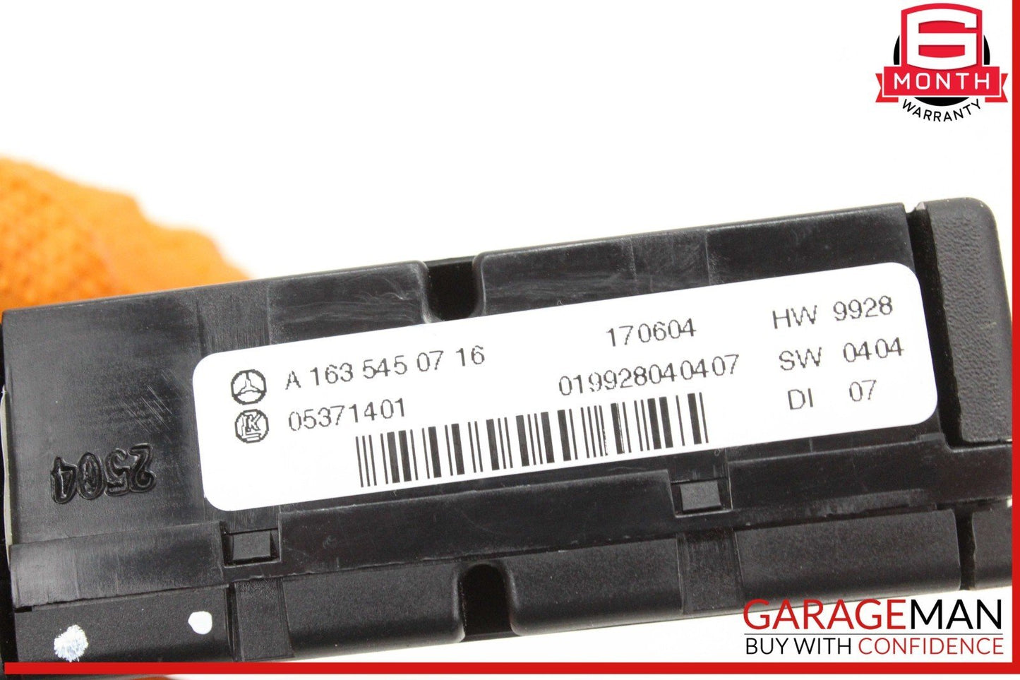 98-05 Mercedes W163 ML350 ML500 Body Comfort Control Module Unit 1635459032 OEM