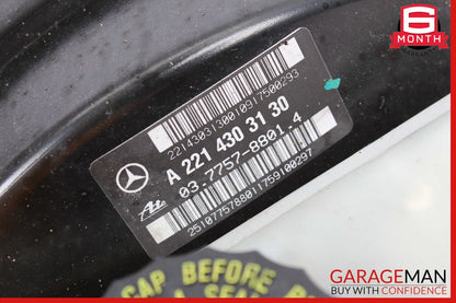 10-13 Mercedes W221 S550 S350 Brake Master Cylinder Power Booster 2214303130 OEM