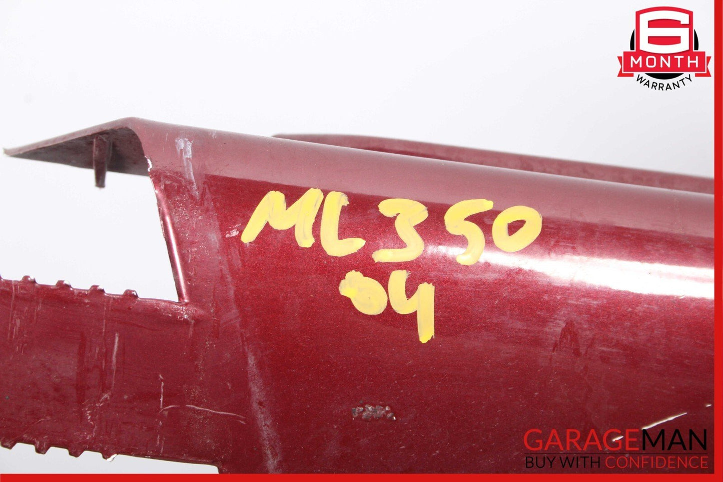 98-05 Mercedes W163 ML350 Base Left Side Rocker Skirt Molding Panel Titanite Red