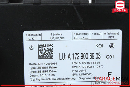 08-18 Mercedes W212 E250 SLK250 C250 Front Left Seat Control Module Unit OEM