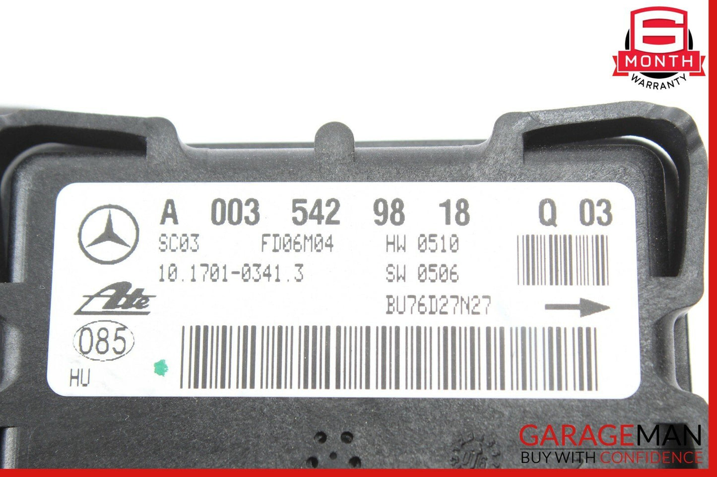 05-09 Mercedes W209 CLK350 C230 Yaw Turn Rate Speed Sensor 0035429818 OEM
