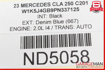 20-23 Mercedes W118 CLA250 Rear Left Driver Side Door Lock Latch Actuator