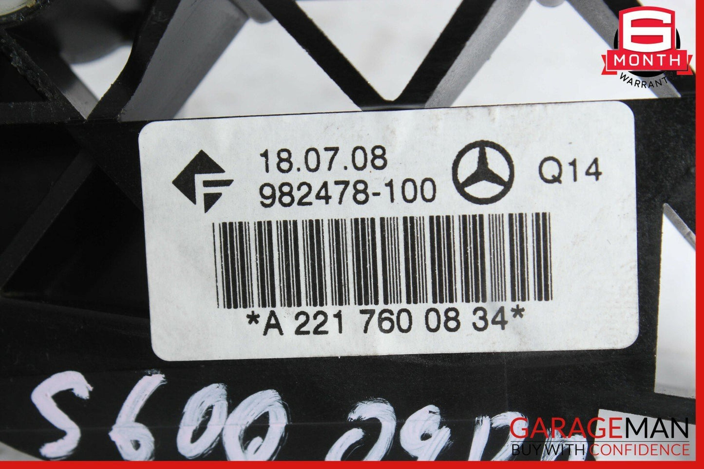07-13 Mercedes W221 S600 S63 AMG Rear Right Exterior Door Handle Keyless Go